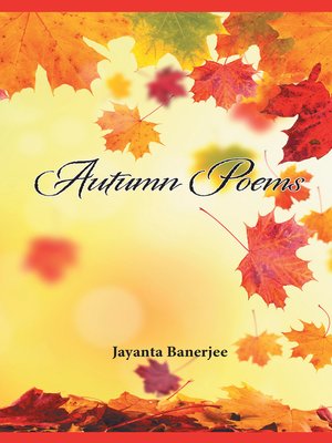 cover image of Autumn Poems